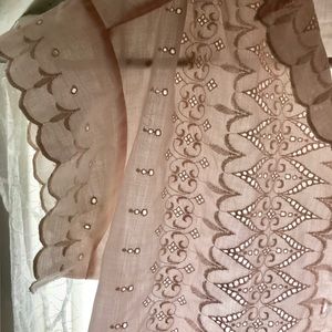Vintage Baby Pink Lightweight Eyelet Blouse